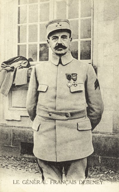 Marie-Eugene Debeney, fransk general från första världskriget (s/v foto) av French Photographer