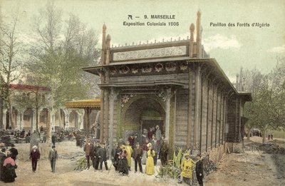 Marseille, kolonialutställning 1906, Pavillon Des Forets D