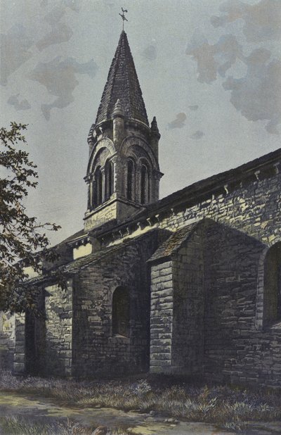 Melleran, Kyrka, Bell Tower, Cote S E av French Photographer