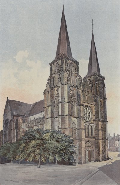 Mezieres, Kyrka, Ensemble N O av French Photographer