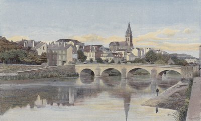 Mezieres, Pont dArches och Mohons klocktorn av French Photographer