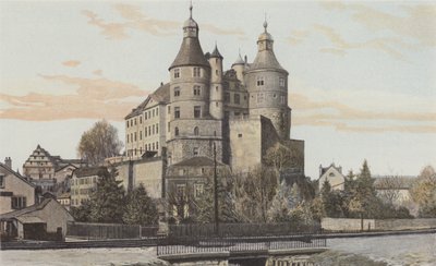 Montbeliard, Utsikt över slottet av French Photographer