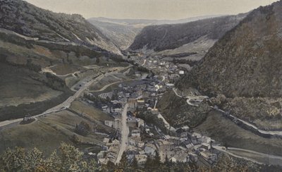 Morez, allmän bild tagen vid N av French Photographer
