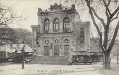 Stadsteatern, Orange, Frankrike av French Photographer