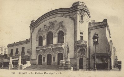 Stadsteatern, Tunis, Tunisien av French Photographer