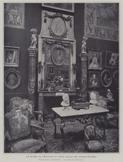 Museum of Childhood i Petit Palais på Champs-Elysees, Paris (s/v foto) av French Photographer