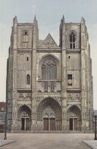 Nantes, Cathedrale, Fasad O av French Photographer