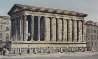 Nimes, Maison Carree (Museum of Antiquities), Ensemble S O av French Photographer