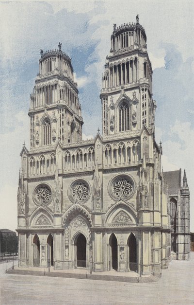 Orleans, Sainte-Croix-katedralen, Fasad O av French Photographer