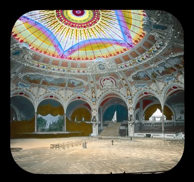 Parisutställning: Salle des Fetes, 1900 (lanternbild) av French Photographer