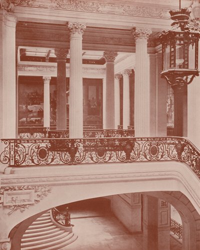 Paris: Gallery of the Sorbonne (s/v foto) av French Photographer