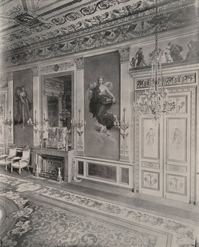 Paris: Tyska ambassaden, Hall of the Four Seasons, Spring (s/v foto) av French Photographer
