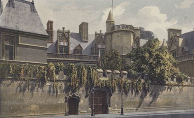 Paris, Hotel de Cluny, Entré till museet av French Photographer