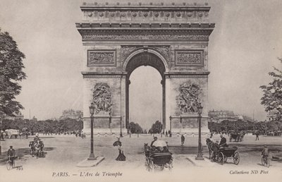 Paris, Triumfbågen av French Photographer