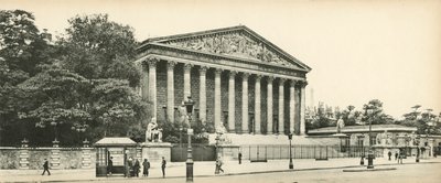 Paris, Le Palais-Bourbon, Deputeradekammaren, Bourbon-Palace, Deputeradekammaren av French Photographer