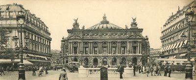 Paris, Opera Theatre and Place, Opera Theatre and Place av French Photographer