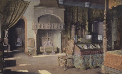 Paris, Cluny-museet, Francois Premier-rum av French Photographer
