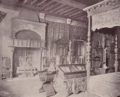 Paris: Room of Francis I, Musee Cluny (s/v foto) av French Photographer