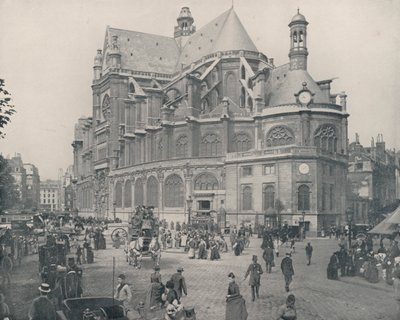 Paris: Kyrkan St Eustache (s/v foto) av French Photographer