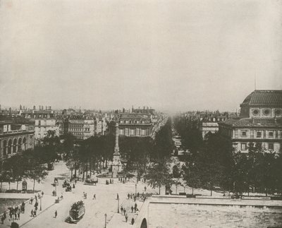 Paris: The Place du Chatelet (s/v foto) av French Photographer