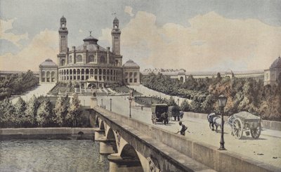 Paris, utsikt över Trocadero-palatset av French Photographer