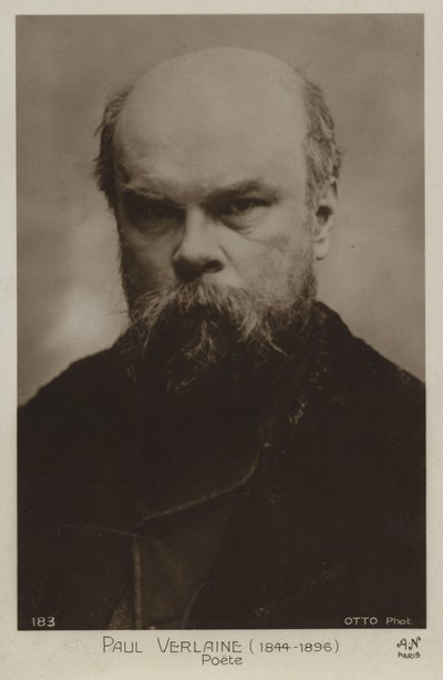 Paul Verlaine, fransk poet av French Photographer