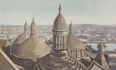 Perigueux, Saint-Front katedral, kupoler sett från klocktornet av French Photographer