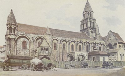 Poitiers, Notre-Dame-la-Grande-kyrkan, S sidofasad av French Photographer