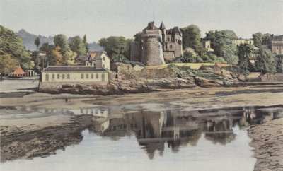 Pornic, Det gamla slottet och ingången till hamnen av French Photographer