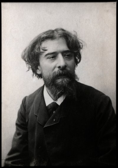 Porträtt av Alphonse Daudet (1840-1897), fransk författare. av French Photographer