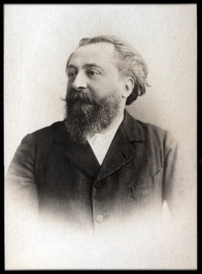 Porträtt av Catulle Mendes (1841-1909), fransk poet. av French Photographer