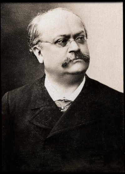 Porträtt av Charles Lecocq (1832-1918), fransk kompositör. av French Photographer