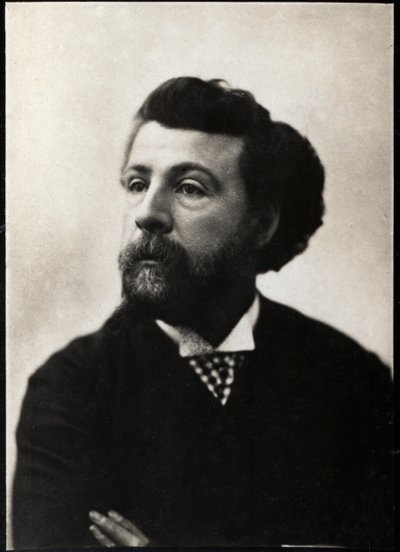 Porträtt av Edouard Pailleron (1834-1899), fransk poet och dramatiker. av French Photographer