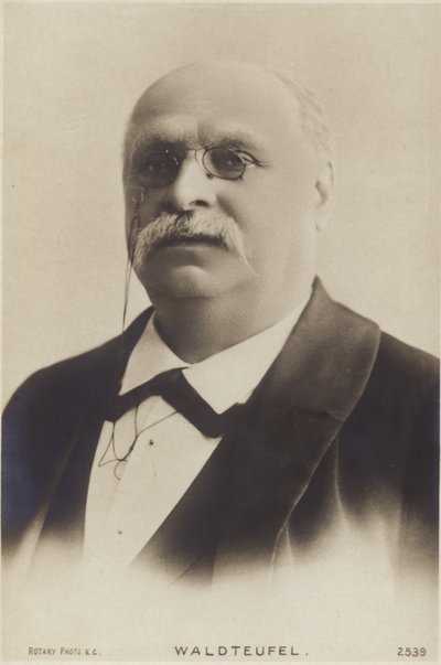 Porträtt av Emile Waldteufel av French Photographer