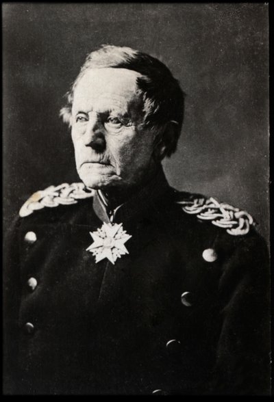 Porträtt av Helmuth Karl Bernhard von Moltke den äldre (1800-1891), tysk fältmarskalk. av French Photographer