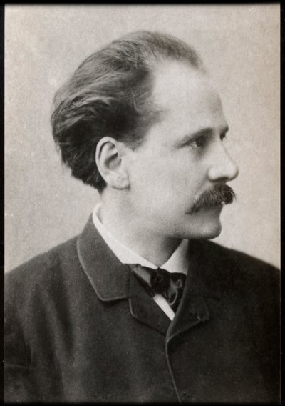 Porträtt av Jules Massenet (1842-1912), fransk kompositör. av French Photographer