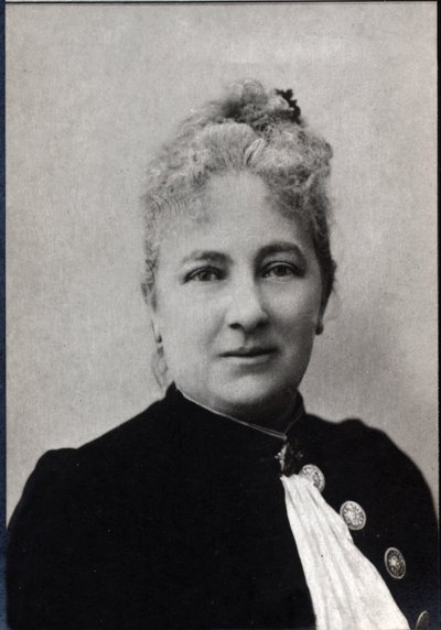 Porträtt av Juliette Adam (1836-1936), fransk författare och feminist. av French Photographer