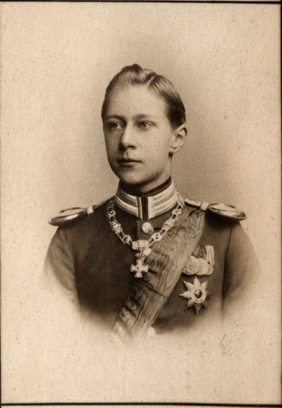 Porträtt av prins William (1882-1951), tysk kronprins av French Photographer