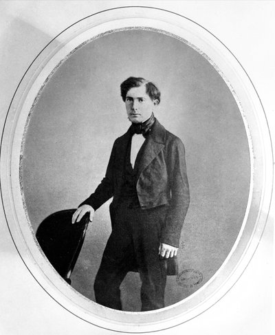 Porträtt av Victor Puiseux av French Photographer