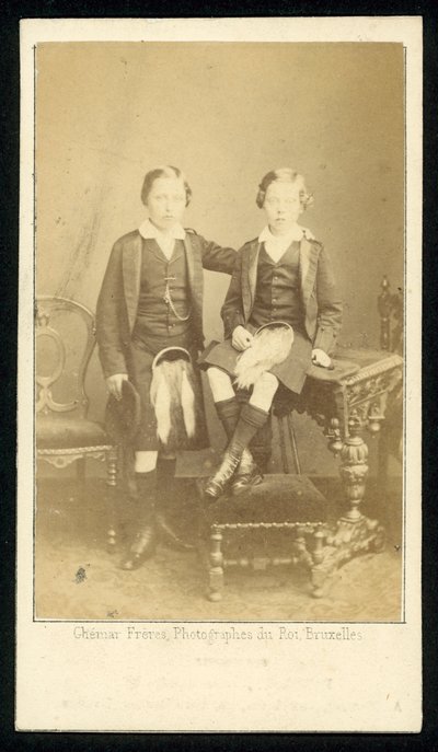 Prins Arthur och Prins Leopold av French Photographer