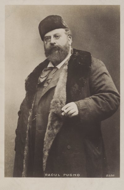 Raoul Pugno, fransk kompositör, organist och pianist av French Photographer