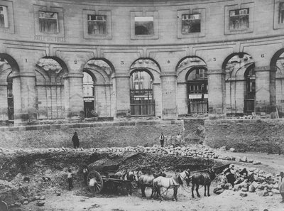 Rekonstruktion av Halle au Blé, Paris av French Photographer
