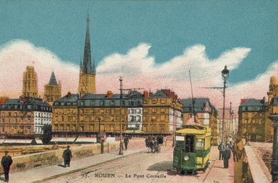 Rouen: Corneille-bron (färgat foto) av French Photographer