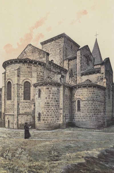 Saint-Desire, kyrkan, labbsidan av French Photographer