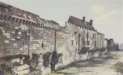 Saint-Emilion, resterna av vallarna mot NW, Logis de Malet av French Photographer