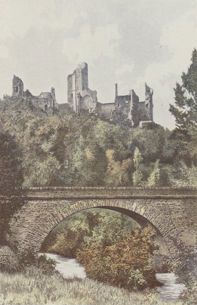 Saint-Jean-Ligoure, ruinerna av Chateau de Chalucet av French Photographer