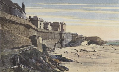 Saint-Malo, vallarna, västra delen (1200-talet) av French Photographer
