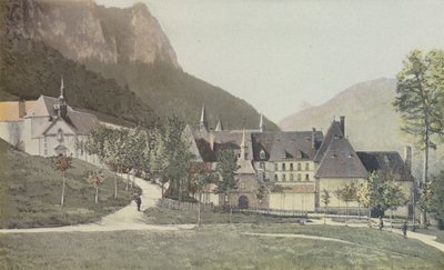 Saint-Pierre-de-Chartreuse, klostret Grande-Chartreuse, ingång av French Photographer