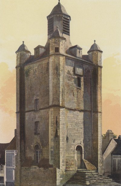 Saint-Riquier, klockstapeln av French Photographer