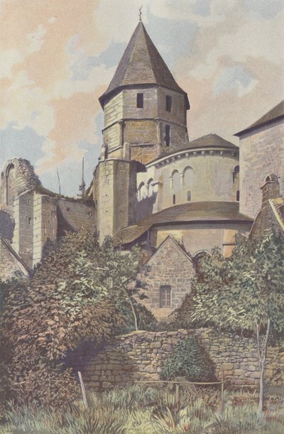 Saint-Robert, Kyrka, Tillsammans N E av French Photographer